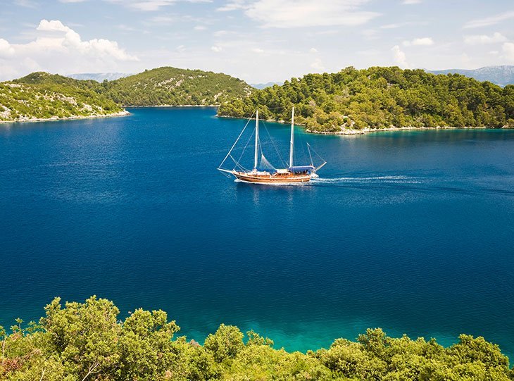 Croatian island sailing