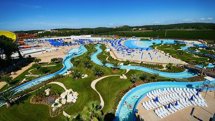 Aquacolors waterpark in Poreč Croatia