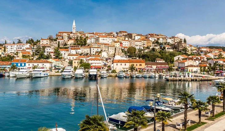 panoramic view on Vrsar Croatia