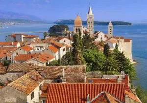 Rab island Croatia panoramic view