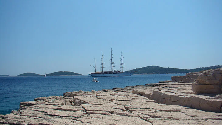 Tijat island Croatia