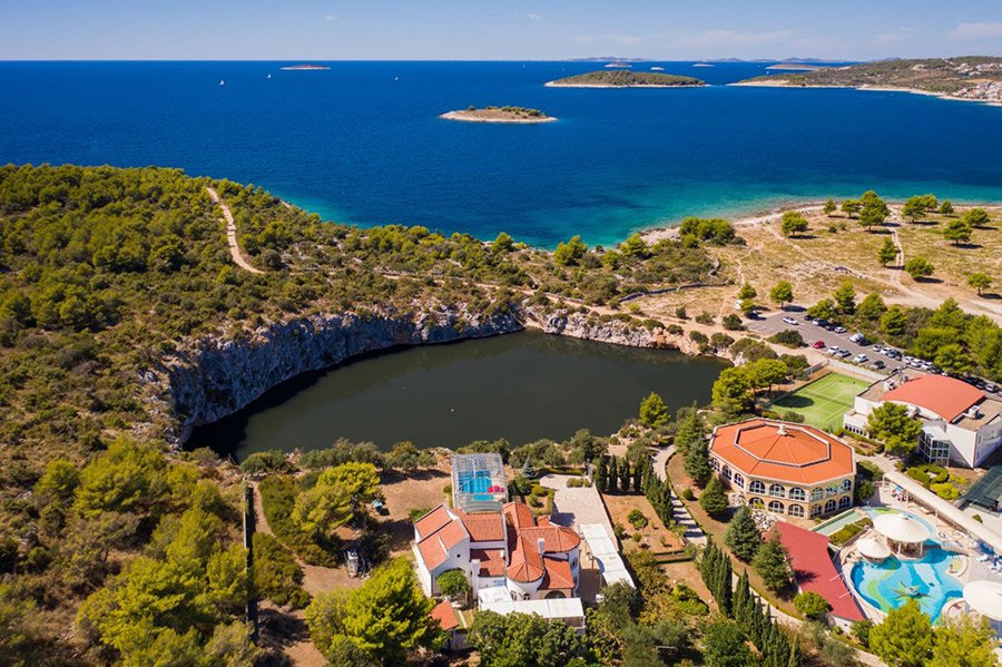 Lake Dragon’s Eye in Rogoznica Croatia