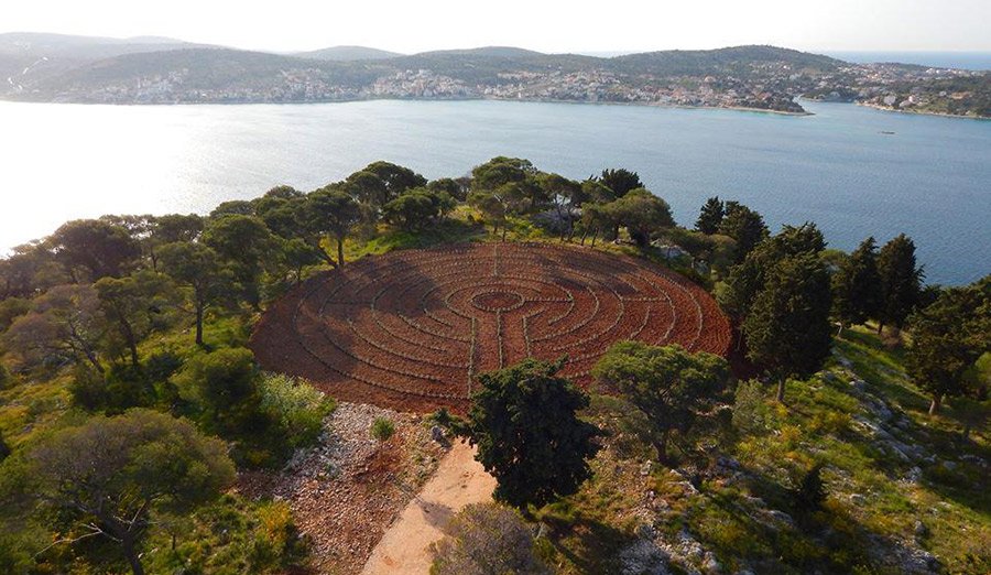 Lavender Labyrinth in Rogoznica